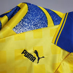 Camisa Retrô Parma 1995/97 Masculino Amarelo e Azul