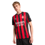 Camisa AC Milan Home 25/26 - Torcedor Masculino - Vermelho e Preto