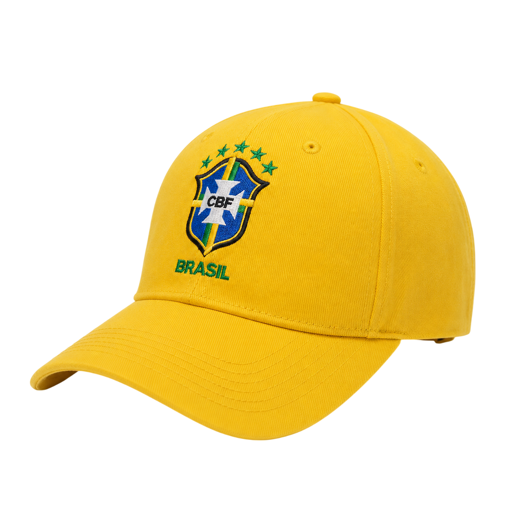Boné Brasil Copa do Mundo Aba Curva Unissex Ajustável