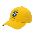 Boné Brasil Copa do Mundo Aba Curva Unissex Ajustável