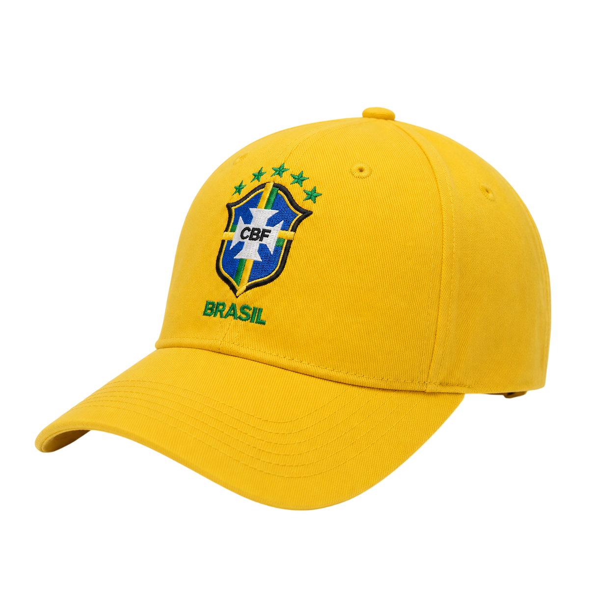 Boné Brasil Copa do Mundo Aba Curva Unissex Ajustável