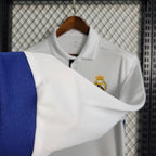 Camisa Retrô Real Madrid Manga Longa 2016/17 Masculino Branco
