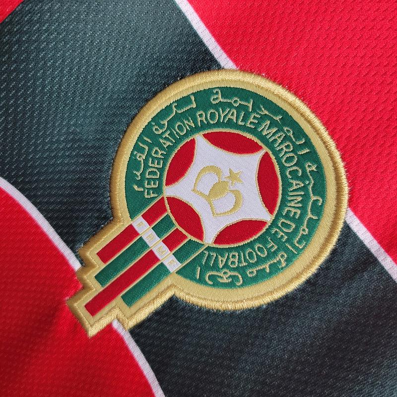 Camisa Retrô Marrocos Home 1998/99 Vermelho