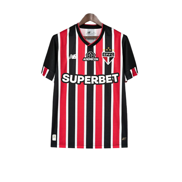 Camisa São Paulo Reserva 24/25 - Torcedor Masculina Lançamento + Patrocínios