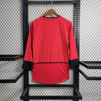 Camisa Retrô Manchester United Manga Longa 2004/06 Masculino Vermelho