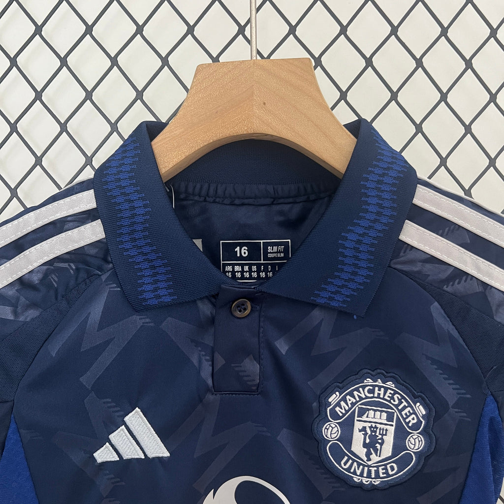 Conjunto Infantil Manchester United Away 24/25