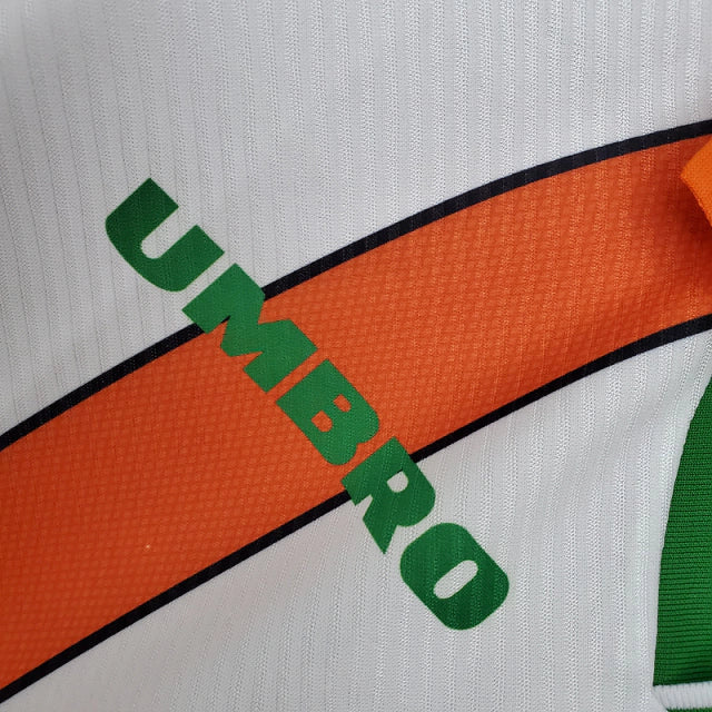 Camisa Irlanda Retrô 1994/1996 Branca, Laranja e Verde