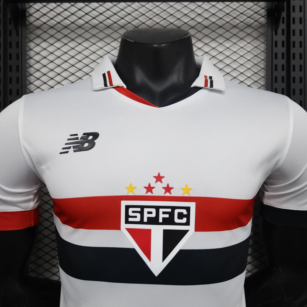 Camisa São Paulo Titular 24/25 - Jogador Masculina