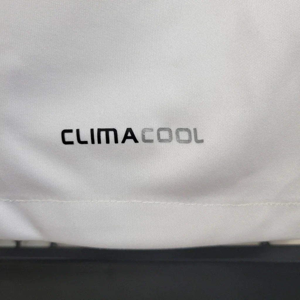 Camisa Retrô Real Madrid Manga Longa I Home 2011/12 Masculino Branco