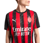 Camisa AC Milan Home 25/26 - Torcedor Masculino - Vermelho e Preto