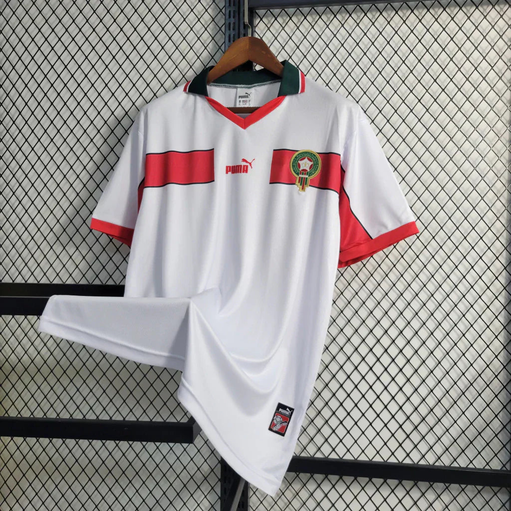 Camisa Retrô Seleção Marrocos II 1998/99 Branco