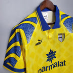 Camisa Retrô Parma 1995/97 Masculino Amarelo e Azul