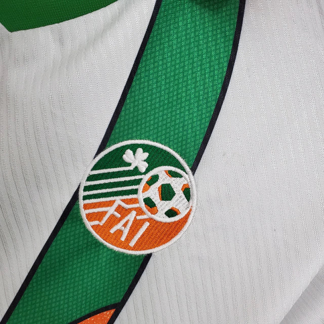 Camisa Irlanda Retrô 1994/1996 Branca, Laranja e Verde