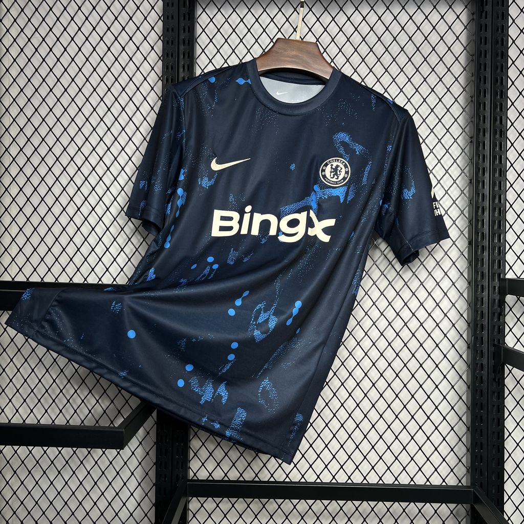 Camisa Chelsea Pré Jogo 24/25 - Torcedor Masculina Lançamento
