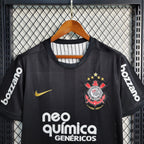 Camisa Corinthians Away 2010 - Versão Retrô Preta