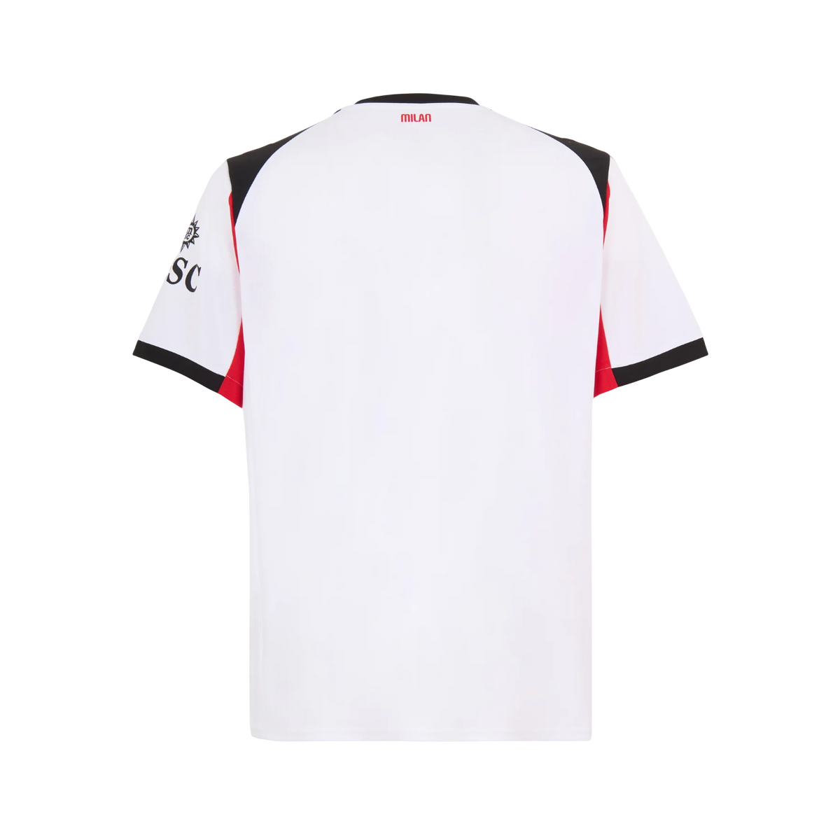 Camisa AC Milan Away 25/26 - Torcedor Masculino - Branco e Preto