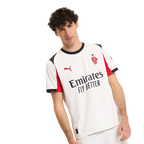 Camisa AC Milan Away 25/26 - Torcedor Masculino - Branco e Preto