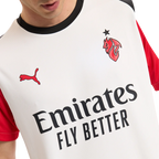 Camisa AC Milan Away 25/26 - Torcedor Masculino - Branco e Preto