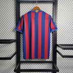 Camisa Retrô Barcelona Home 09/10 Torcedor Masculina - Azul e Grená