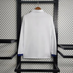 Camisa Retrô Real Madrid Manga Longa 2016/17 Masculino Branco