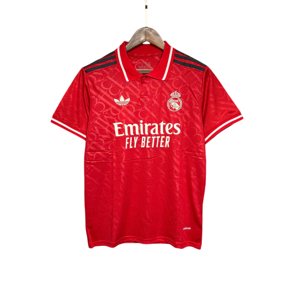 Camisa Real Madrid Vermelha 24/25 - Torcedor Masculina Lançamento
