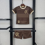 Conjunto Infantil Flamengo Identidade Edição Especial Consciência Negra 24/25