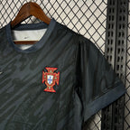 Camisa Portugal Goleiro Preta 24/25 - Versão Torcedor Masculina