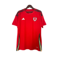 Camisa País de Gales Home 24/25 - Torcedor Masculina Lançamento
