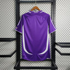 Camisa Real Madrid Away 2006/07 Retrô - Roxa