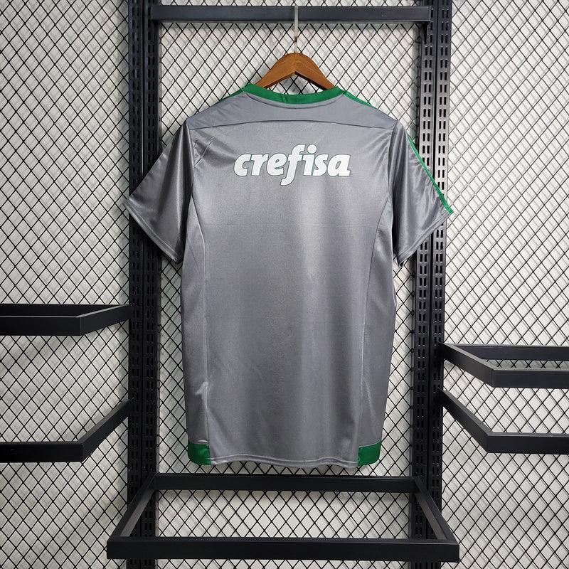 Camisa - Palmeiras 2015 Retrô- Cinza/Verde