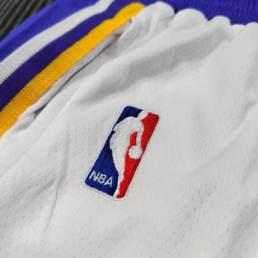 Shorts NBA Golden State Warriors 23/24 Casual -branco