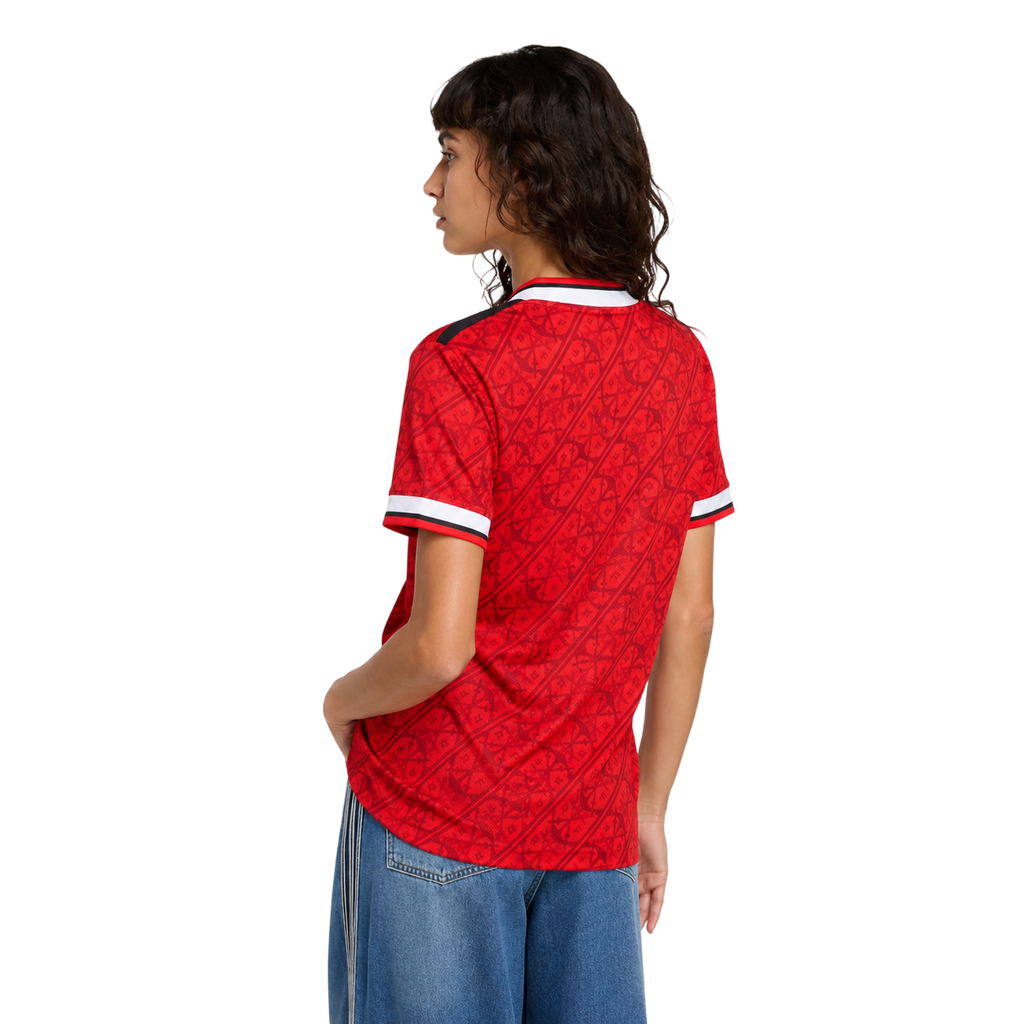 Camisa Flamengo III 2026/27 Torcedor Adidas Feminina - Vermelho+Preto