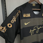 Camisa Corinthians Edição Especial 18/19 - Versão Retrô Preta Ayrton Senna
