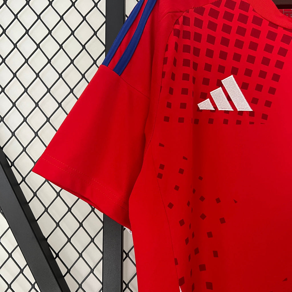 Camisa Chile Home 24/25 - Torcedor Masculina Lançamento