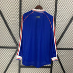 Camisa Retrô Seleção França Manga Longa - 1998 Azul