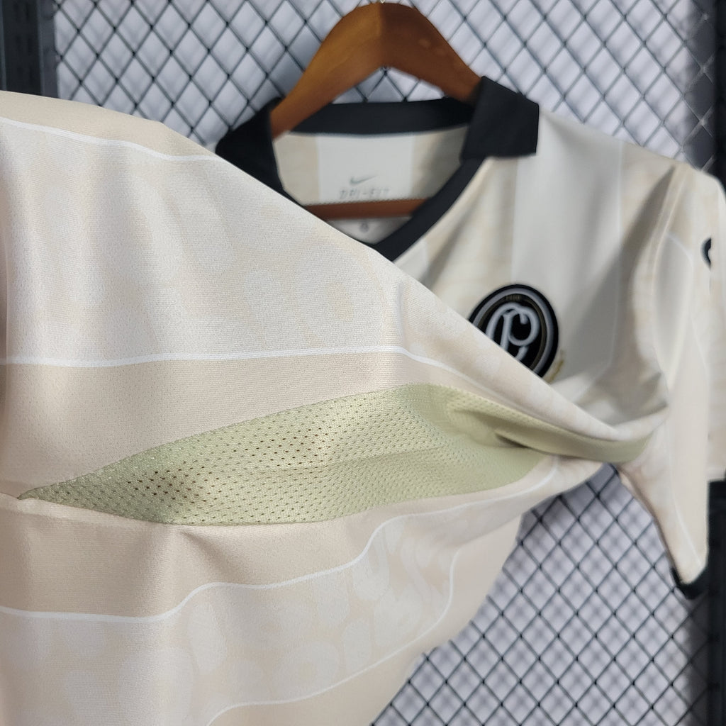 Camisa Corinthians 100th - Versão Retrô Bege
