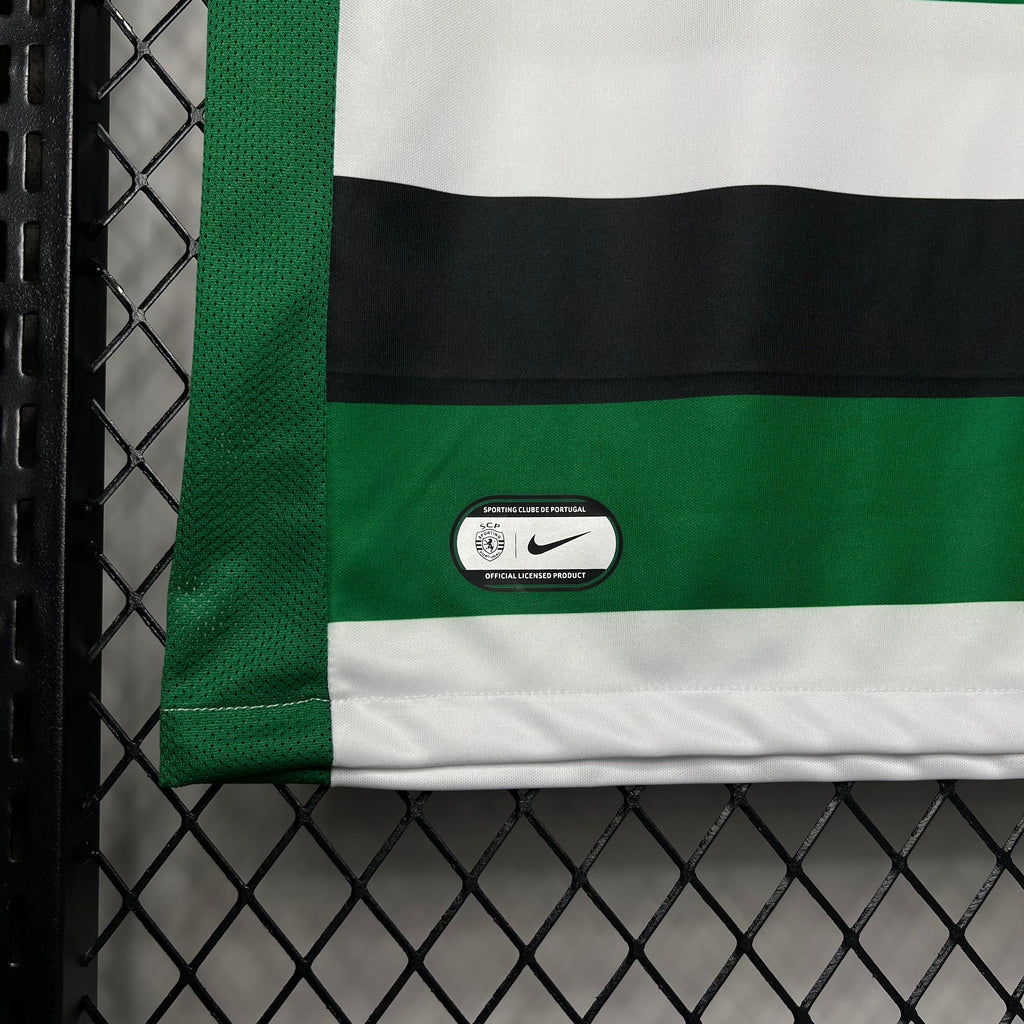 Camisa Sporting Titular 24/25 - Torcedor Masculina Lançamento