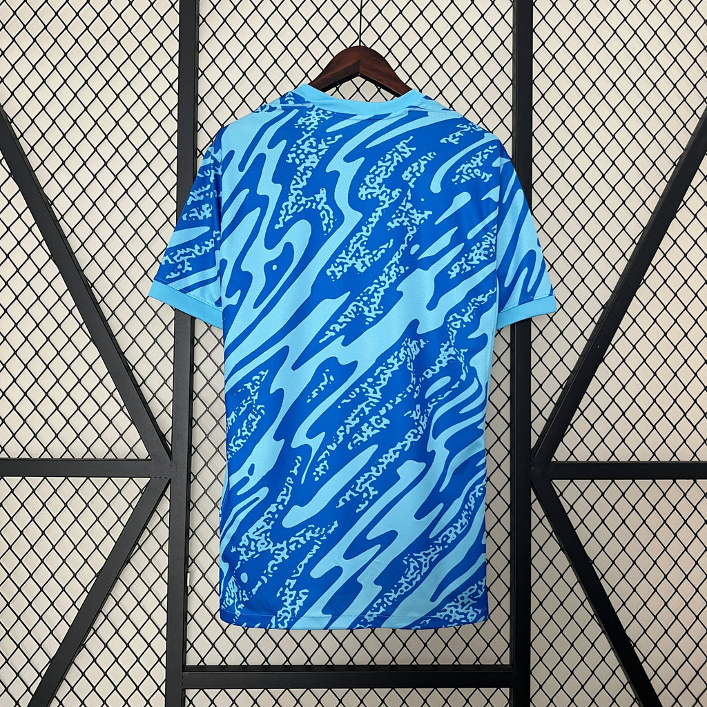 Camisa Portugal Goleiro Azul 24/25 - Versão Torcedor Masculina