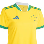 Camisa Cruzeiro 2026/27 Verde Amarela Copa do Mundo - Feminina