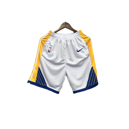 Shorts NBA Golden State Warriors 23/24 Casual -branco