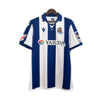 Camisa Real Sociedad Home 24/25 - Macron Torcedor Masculina Lançamento