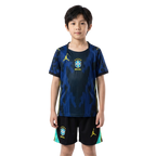 Conjunto Infantil Brasil Away 26/27