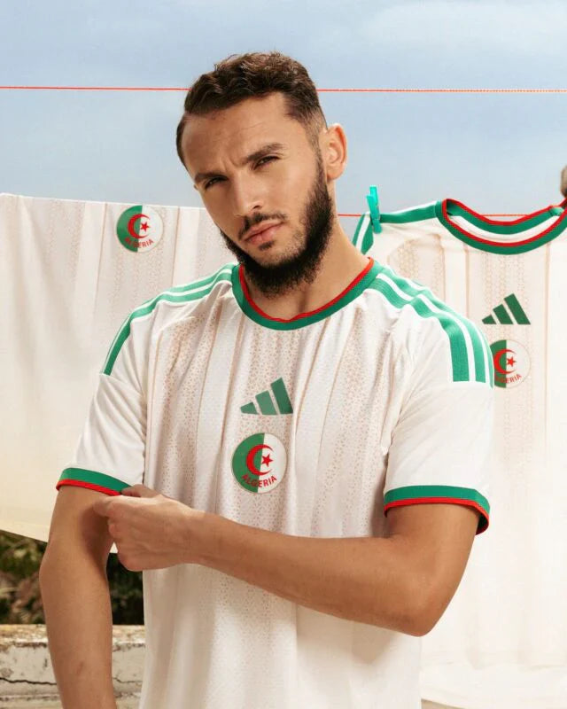 Camisa Argélia Home 2026 - Torcedor Masculino