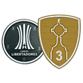 Patches Libertadores 3 Troféus