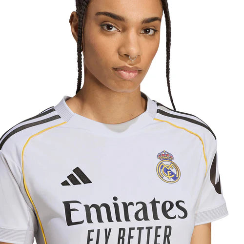 Camisa Real Madrid Home 25/26 - Versão Feminina
