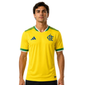 Camisa Flamengo 2026/27 Verde Amarela Copa do Mundo - Torcedor