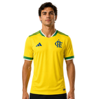 Camisa Flamengo 2026/27 Verde Amarela Copa do Mundo - Torcedor