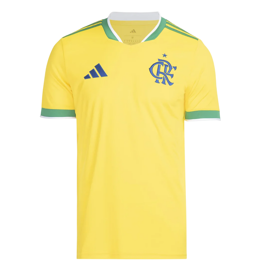 Camisa Flamengo 2026/27 Verde Amarela Copa do Mundo - Torcedor