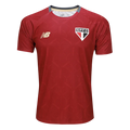 Camisa São Paulo Treino Vermelha 25/26 - Torcedor Masculina Lançamento