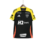 Camisa Atlético Mineiro Treino Preta Todos Patrocínios 25/26 - Torcedor Masculina